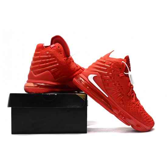 Lebron James XVII High Cut Men Shoes Red-2